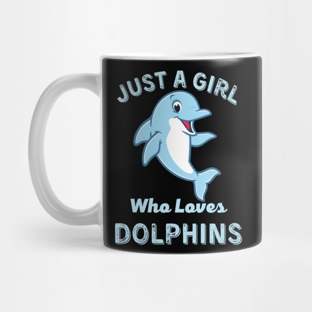 Juste une fille qui aime les dauphins Sticker by Jennifer Wirth